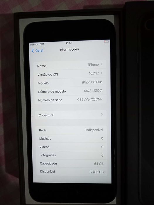 iPhone 8 plus em bom estado