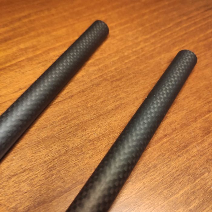 Wałki karbonowe 15mm 30cm (2 sztuki) Pręt Węglowy Rod do Rigu