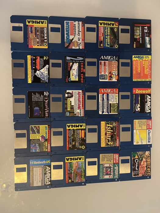 Dyskietki Commodore Amiga gry programy uzytki
