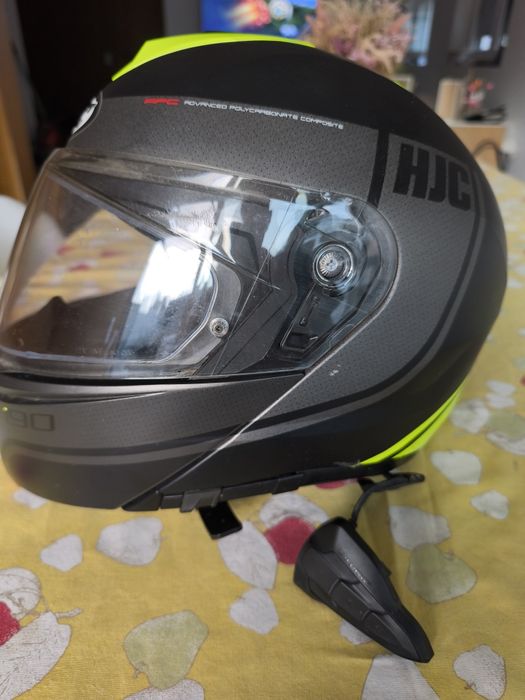 Capacete com sistema wireless