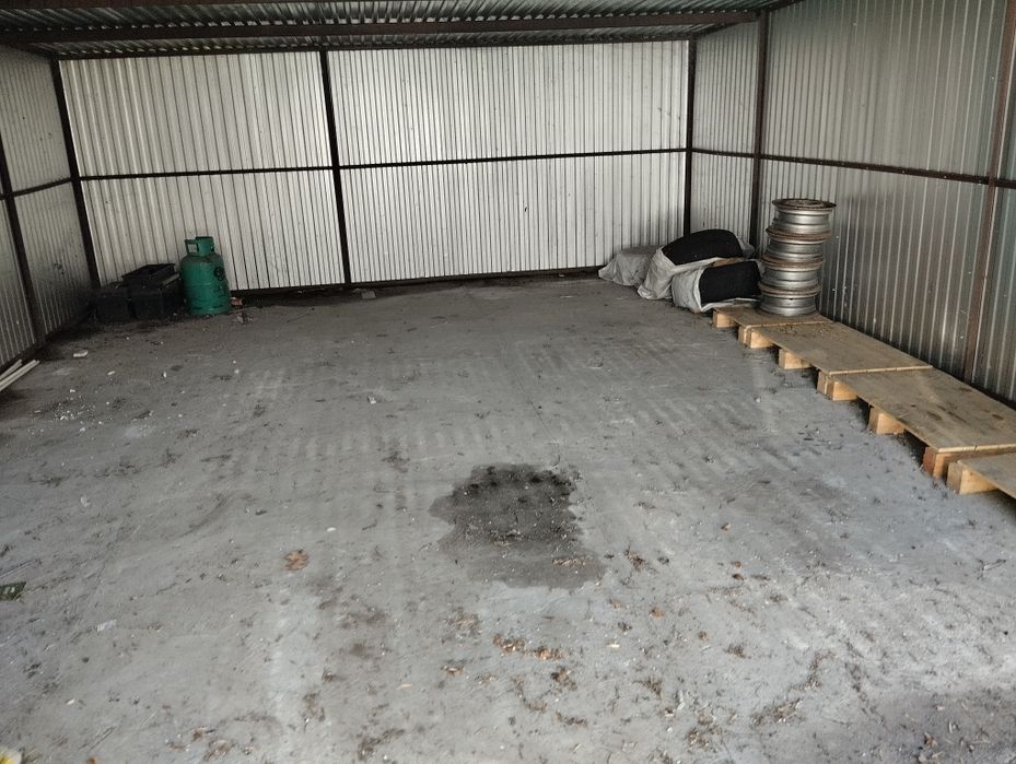 Duży garaż blaszak 6x4,5m na solidnej wylewce