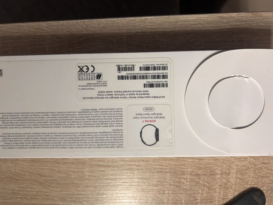 Apple watch serii  7 45mm z lte