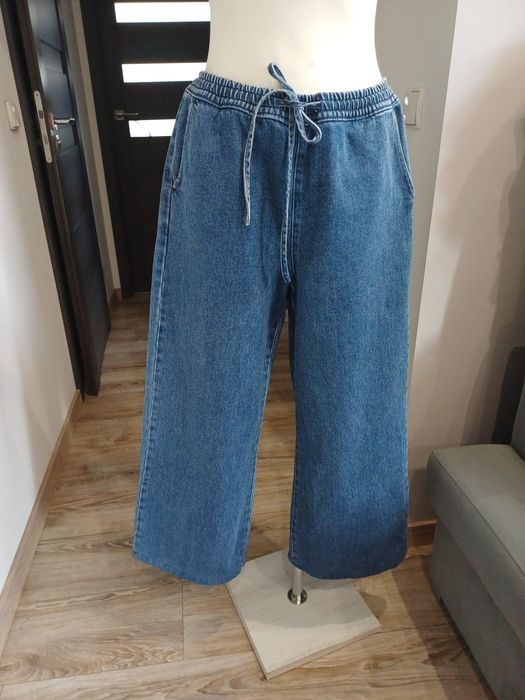 Spodnie damskie jeansowe kuloty Mrs &  Hugs rozm 2XL/3XL.