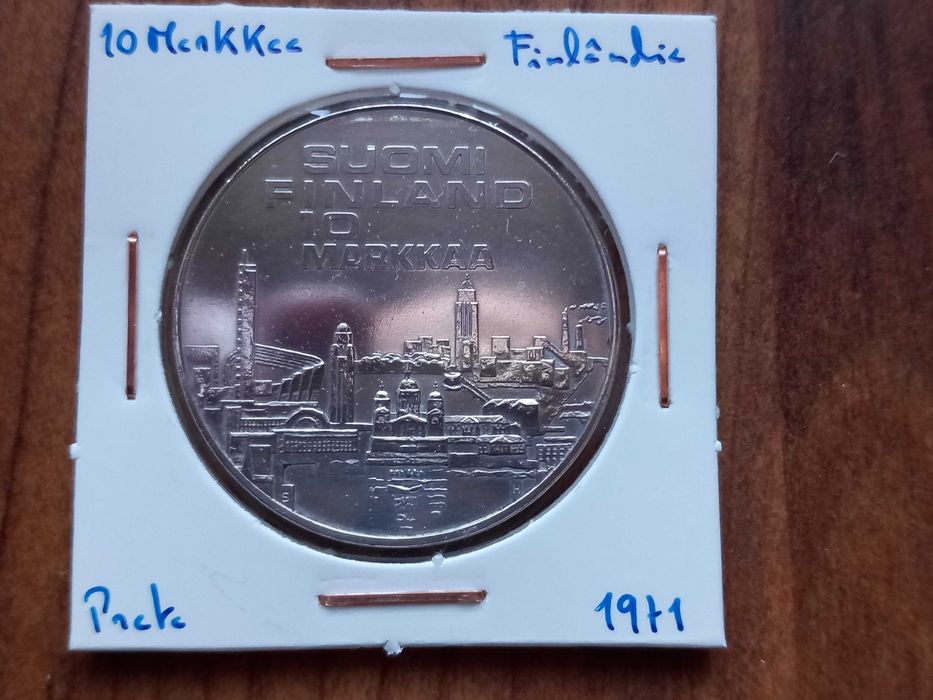 Moeda 10 Markka 1971 Finlândia