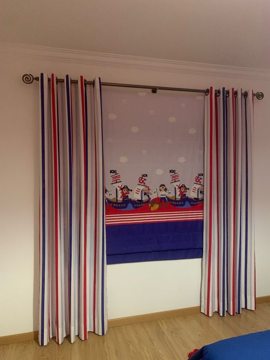 Cortinados em bom estado