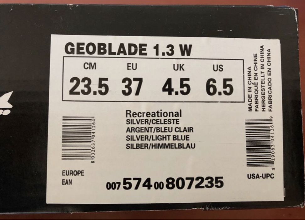 Ролики RollerBlade Geoblade 1.3 w 37 размер