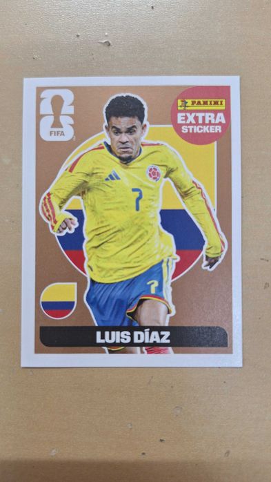 Carta Luis Diaz bronze, Copa do Mundo 2026