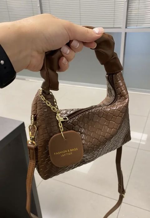 Шоколадна "плетена" сумка