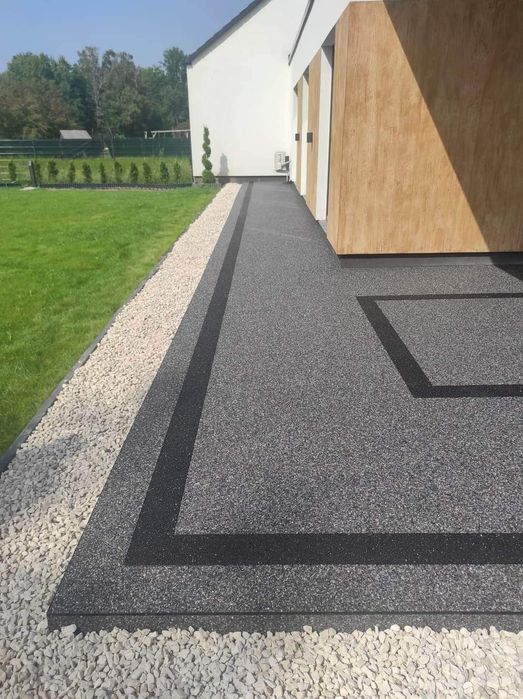 Kamienny dywan Tarasy schody balkony podjazdy