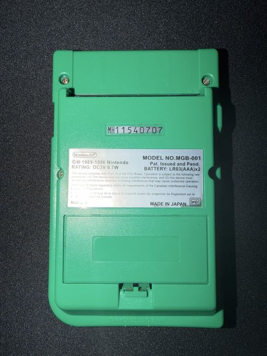 Gameboy Pocket Verde
