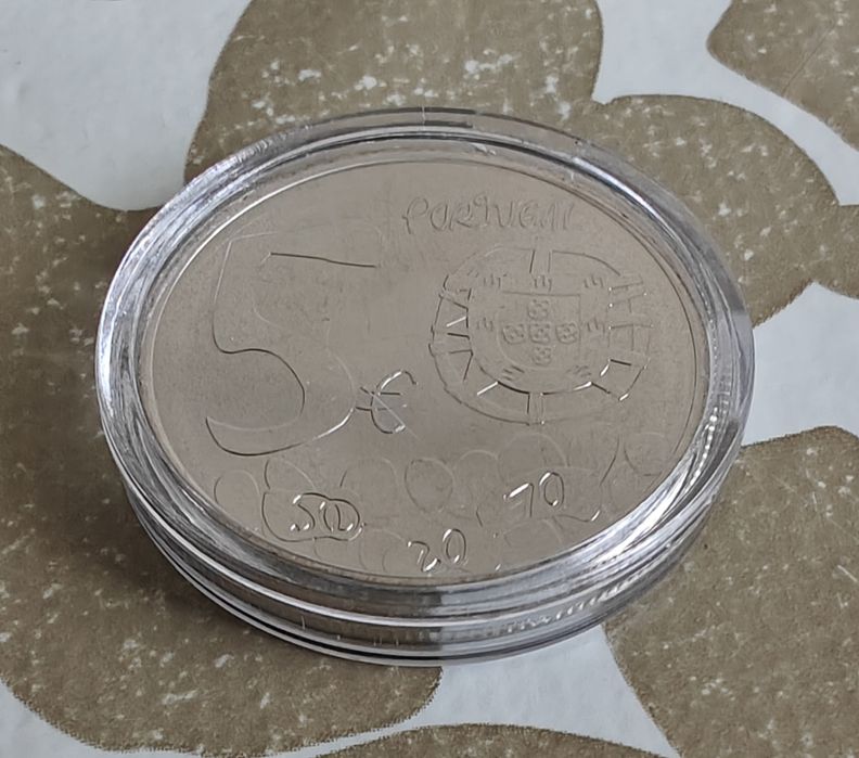 Moeda Comemorativa 5€ Conhecimento (Cuproníquel) – 2025