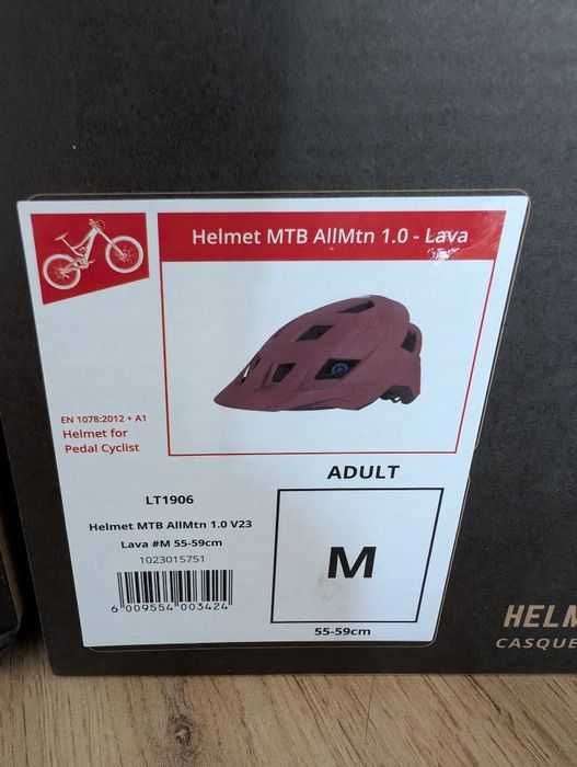 Kask rowerowy Leatt MTB AlIMtn 1.0 V23 lava, enduro