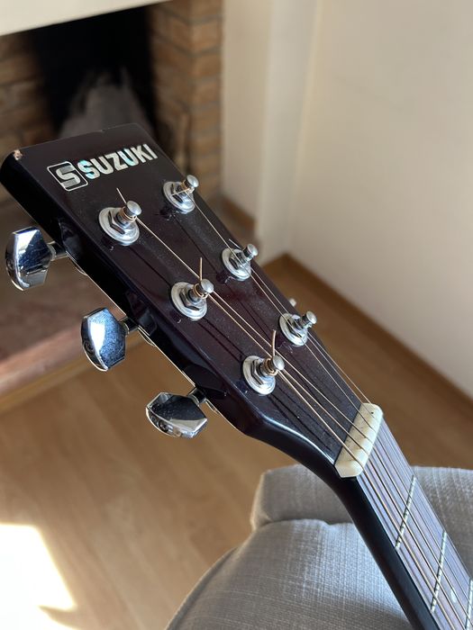 Guitarra Acústica Suzuki com capa