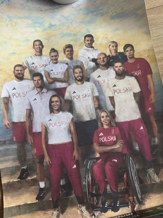 Plakat igrzyska olimpijskie Paryż 2024