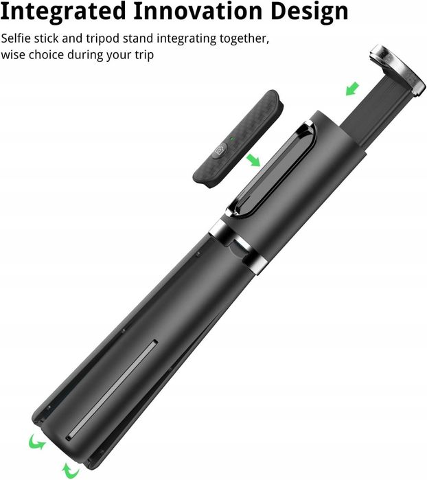 Bluetooth selfie stick aluminiowy statyw do telefonu komórkowego 3 w 1