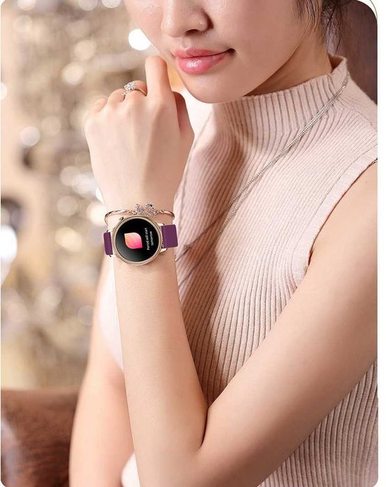 SMARTWATCH ZEGAREK Damski DLA KOBIETY Rozmowy Ciśnienie Polskie Menu