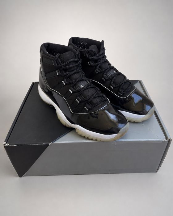 Buty Air Jordan 11 Retro Jubilee 25th Anniversary Męskie Czarne Sportowe Okazja