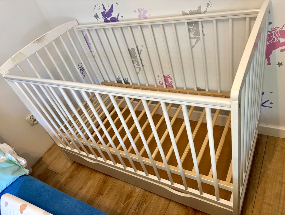 Łóżeczko niemowlęce, dziecięce + materac Havea baby