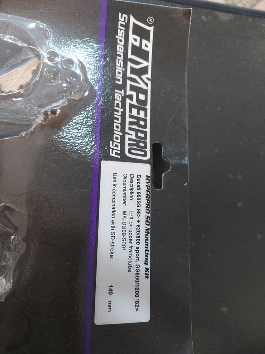 Amortecedor direção Hyperpro CSC 140 com kitmm