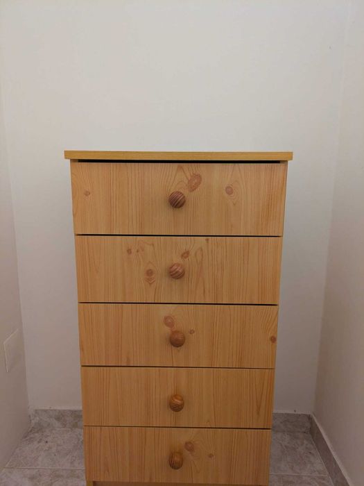 Móvel/Mesa de cabeceira de Madeira pinho