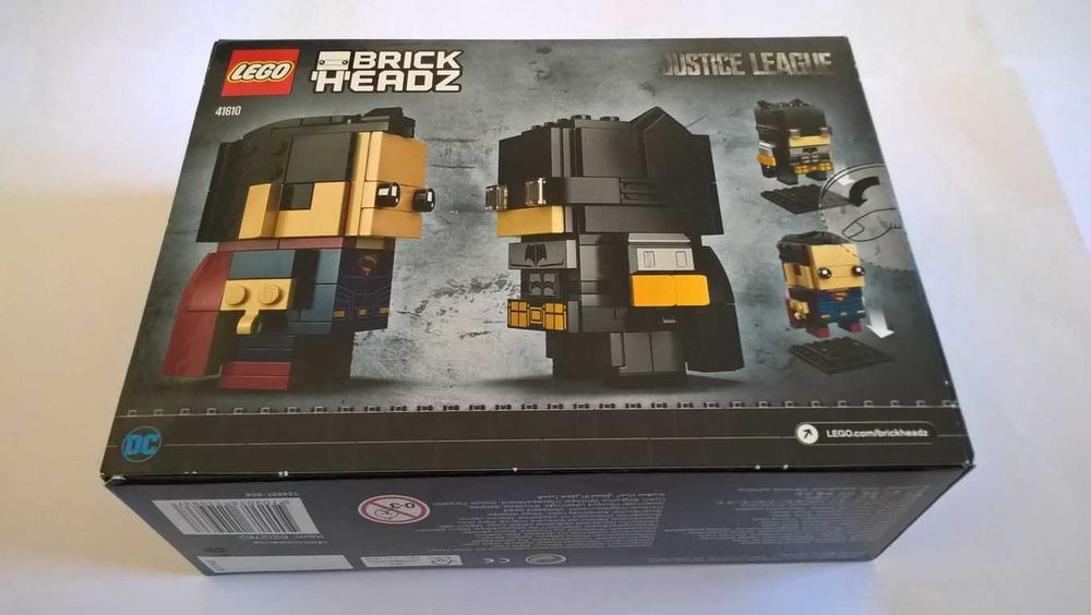 LEGO BrickHeadz DC 41610 Tactical Batman & Superman selado
