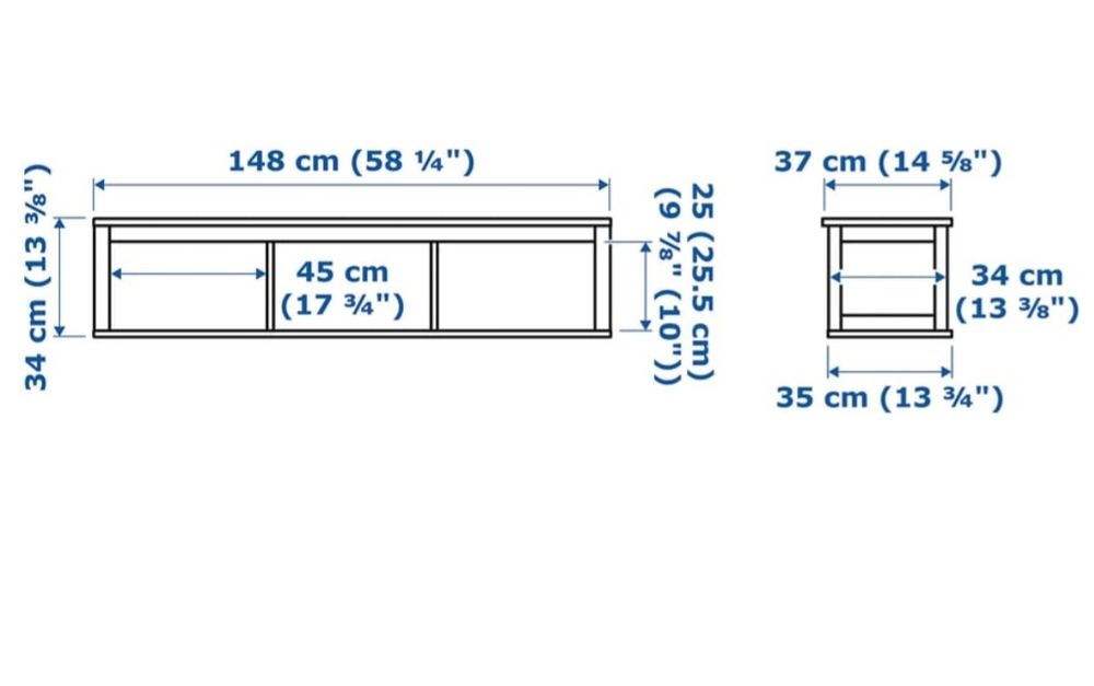 Półka ikea hemnes