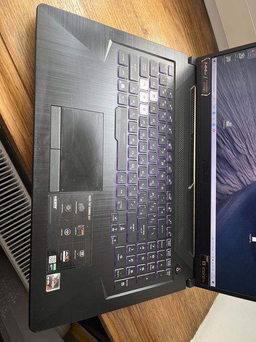 Asus TUF Ryzen7/16/NvMe 512/17.3 144Hz/GTХ 1660Ti
