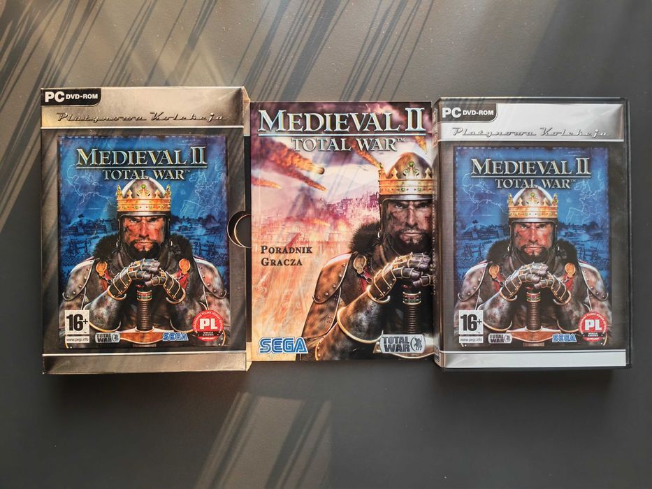 Gra PC retro, Medival 2 Total War, stan idealny,wersja PL