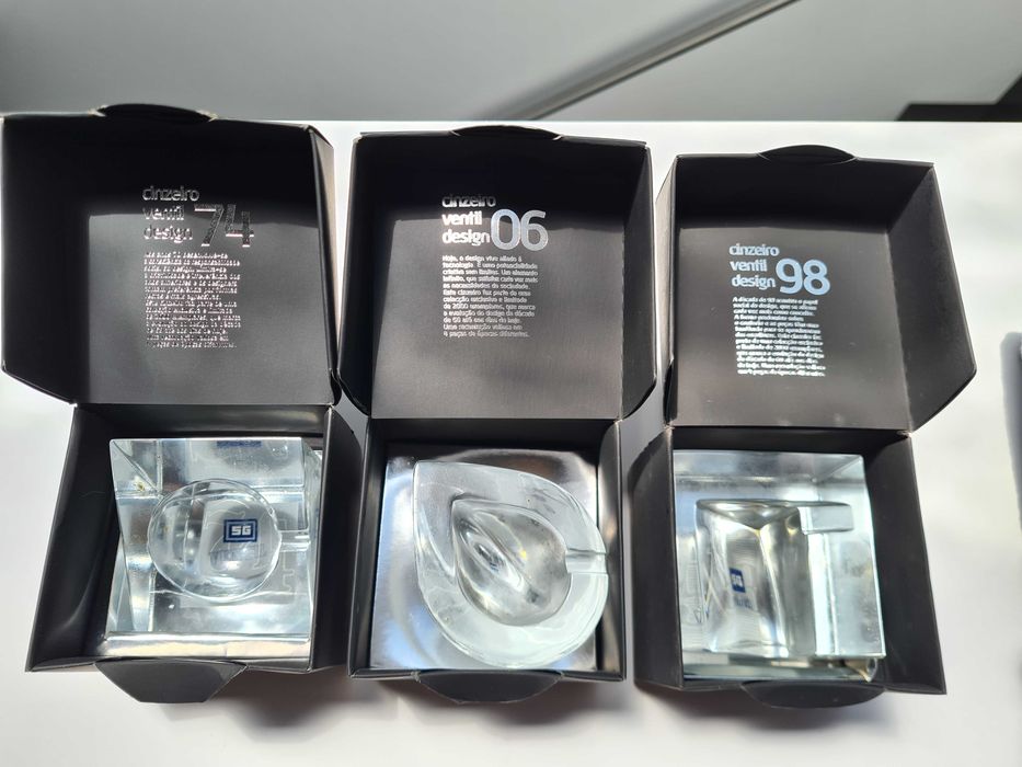 3 Cinzeiros SG Ventil coleção