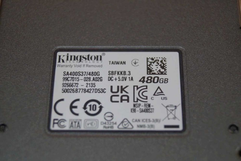 SSD накопичувач KINGSTON (SA400S37480G) 480 GB TVOYO