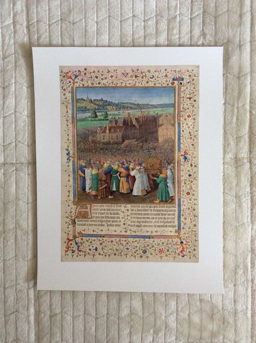 Lindissima litografia de 193? Uma procissão francesa do século XVII?