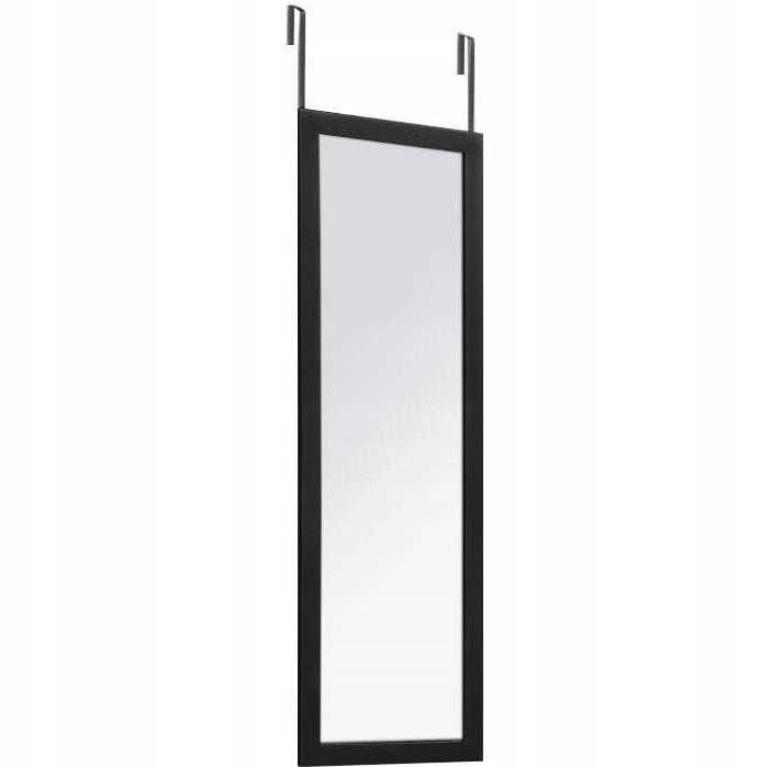 Nowoczesne LUSTRO Wiszące Na Drzwi Szafę Czarna Rama Duże (GRATIS)