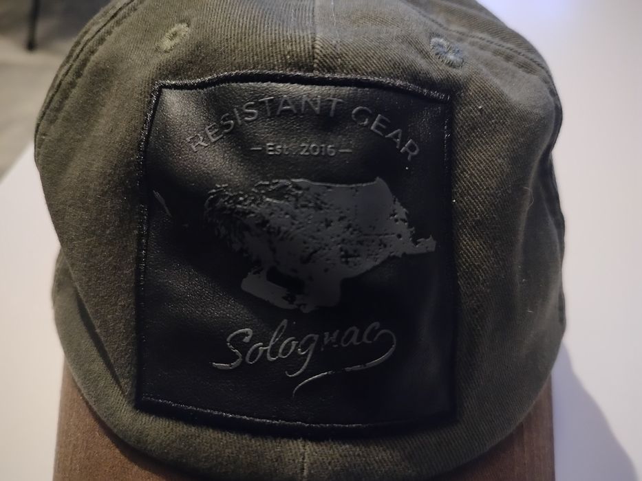 Czapka myśliwska z daszkiem, oryginalna, Solognac Dzik, nowa, Decathlo