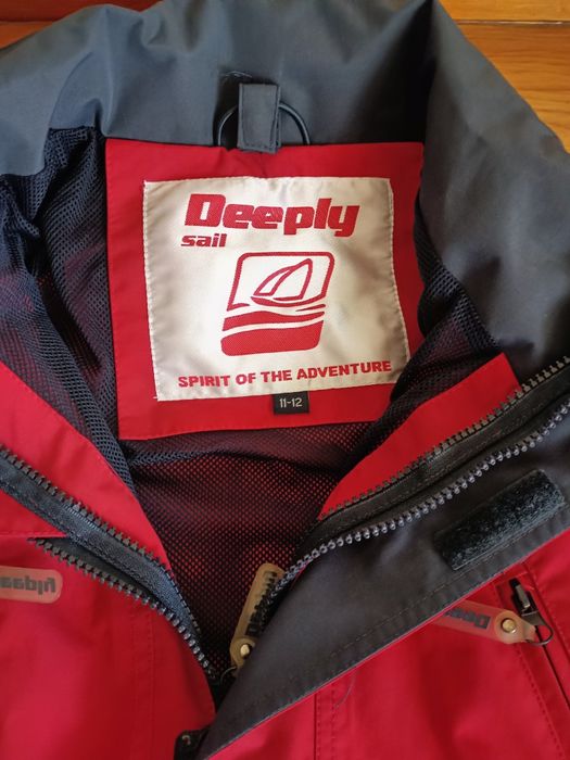 Casaco Menino Deeply 11-12 vermelho e azul