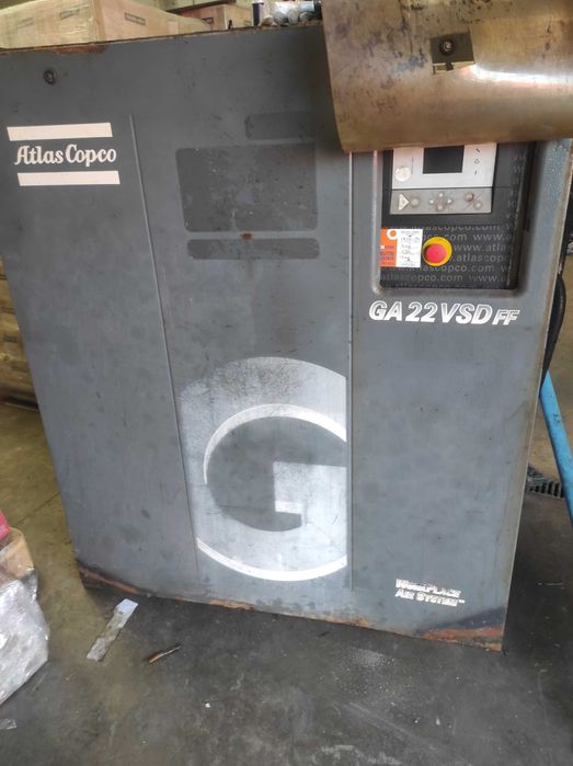 Kompresor Śrubowy Atlas Copco GA22VSD+FF | 22kW | 9000 mth