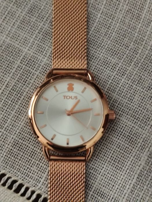 Relógio de sra Rose gold Tous com ecrã madrepérola pulseira ajustável