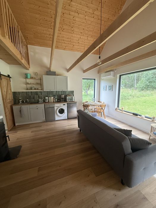 Baciki 61 domek przy lesie na Podlasiu z balia jacuzzi ferie