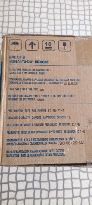 Esquentador 11l HTW