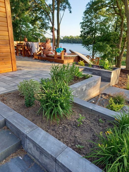 Apartament nad brzegiem jeziora, jacuzzi, sauna, ognisko