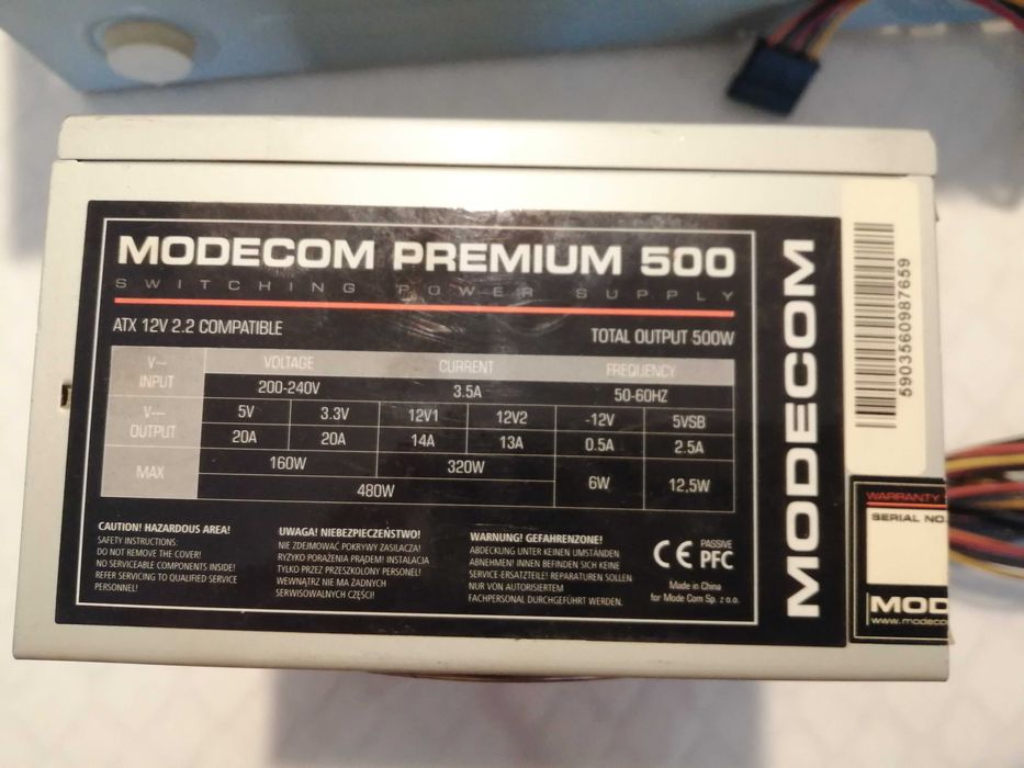 Komputer Stacjonarny, Athlon X2 5400, 12GB DDR2, 9600GT 1GB