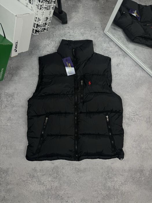 Жилетка Polo ralph laure / Безрукавка Поло Ральф Лаурен / С,М, / S,M / В чорному кольорі