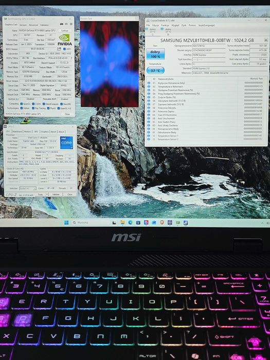 MSI Sword 16 HX RTX4060 Intel i7-14650HX 24GB 2TB SSD 144Hz FHD W11Pro