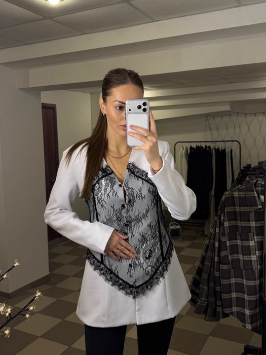 Подовжений піджак ( піджак сукня )