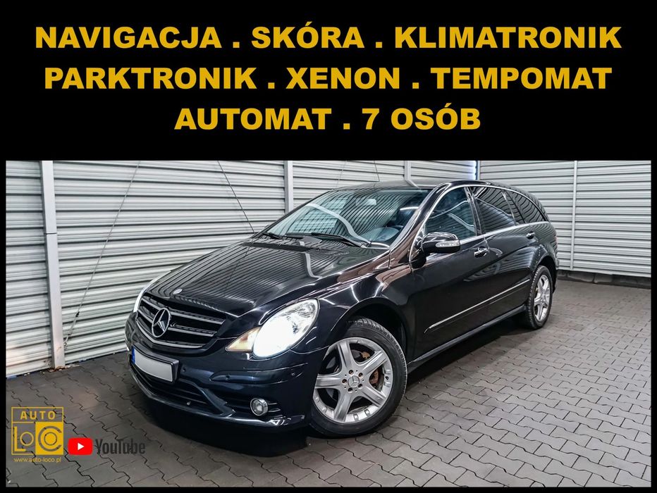 Mercedes-Benz Klasa R LONG + 7 OSÓB + Automat + 4Matic + Salon POLSKA + Navigacja !!!