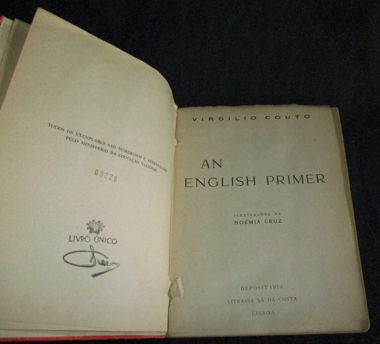 Book: An English Primer by Virgílio Couto, 1st Edition64730013669377122