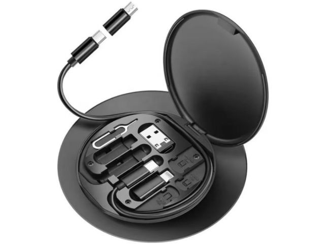 Zestaw Adapterów Usb Przejściówki Uniwersalne 4w1 Kabel Usb-c 60w Etui