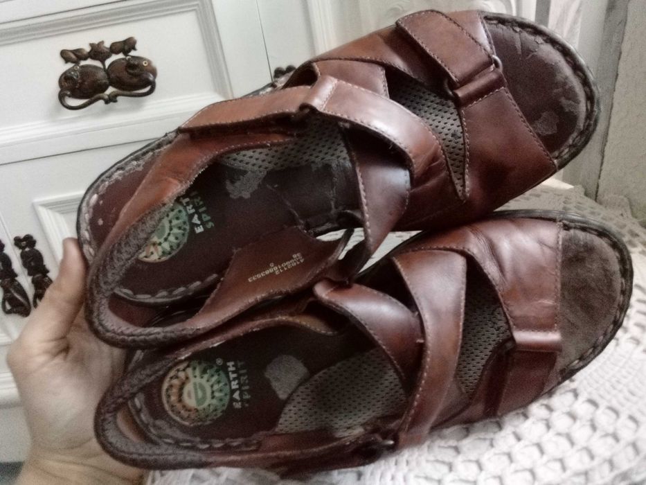 GRATIS skórzane sandały damskie 38 earth spirit buty letnie