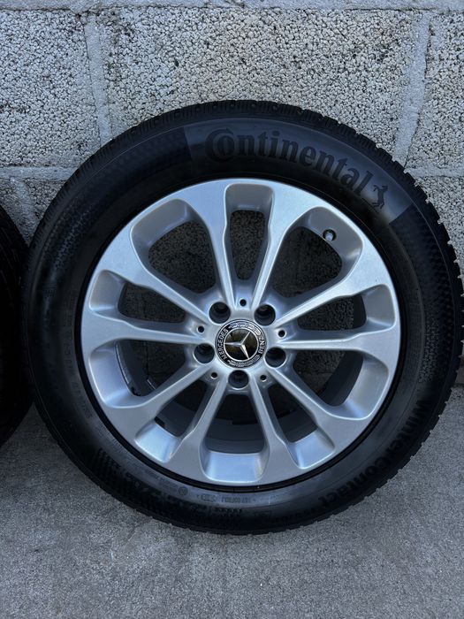 Alufelgi R17 5x112 Mercedes GLA GLB VW Tiguan opony zimowe 215/60/17