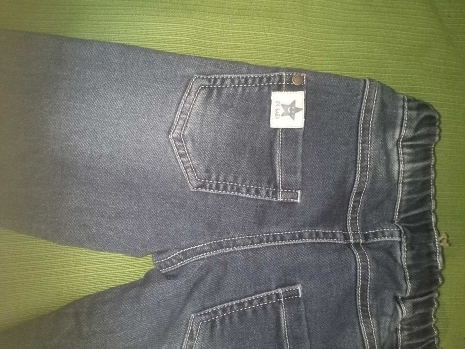 Calça ganga bebé nova
