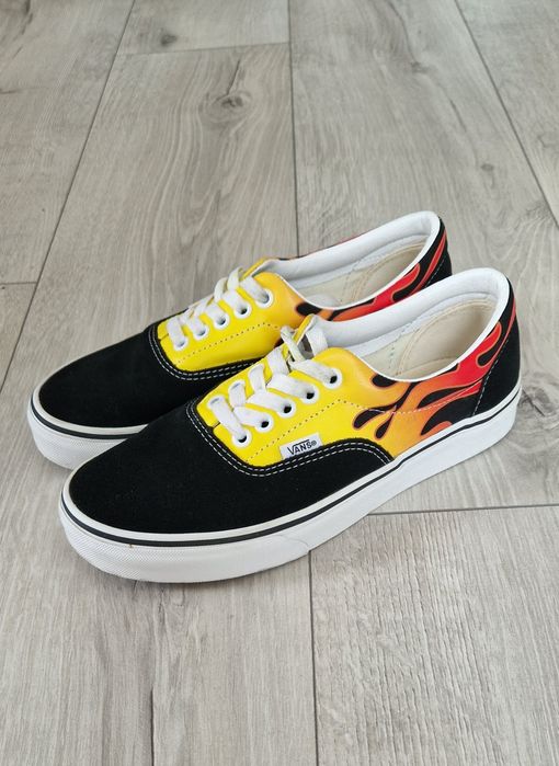 Vans Old skool buty trampki tenisówki płomienie Flames 38,5 z ogniami